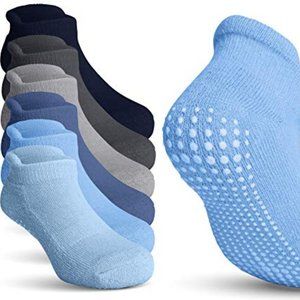 Pembrook Non-skid Toddler Socks 6 Pairs